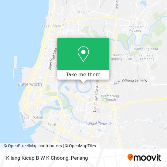 Peta Kilang Kicap B W K Choong
