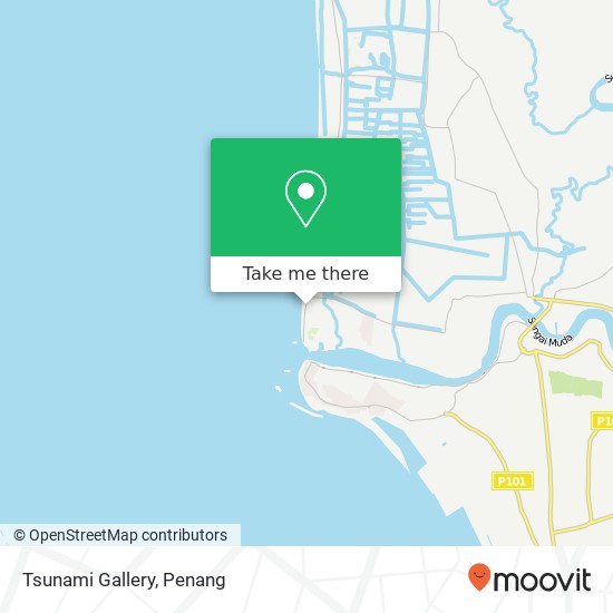 Tsunami Gallery map
