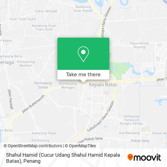 Peta Shahul Hamid (Cucur Udang Shahul Hamid Kepala Batas)