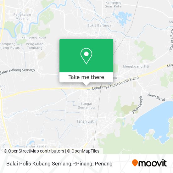 Balai Polis Kubang Semang,P.Pinang map