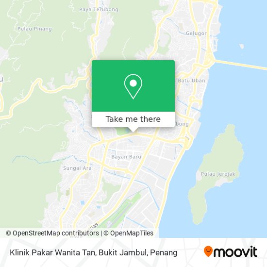 Klinik Pakar Wanita Tan, Bukit Jambul map
