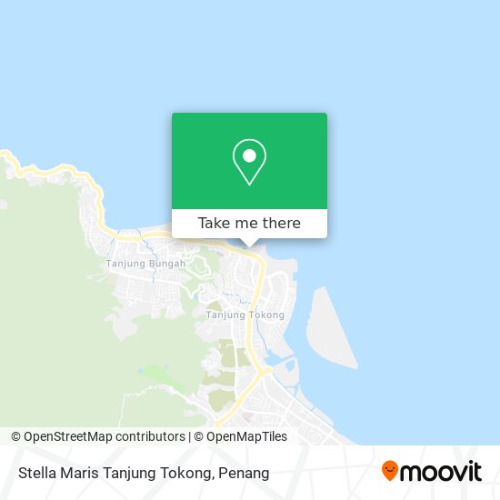 Peta Stella Maris Tanjung Tokong