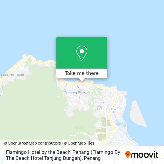 Flamingo Hotel by the Beach, Penang (Flamingo By The Beach Hotel Tanjung Bungah) map