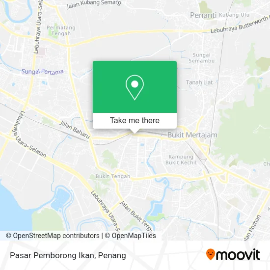 Peta Pasar Pemborong Ikan