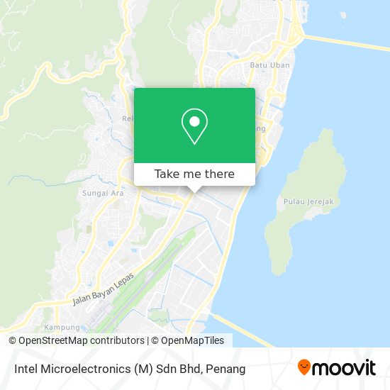 Intel Microelectronics (M) Sdn Bhd map