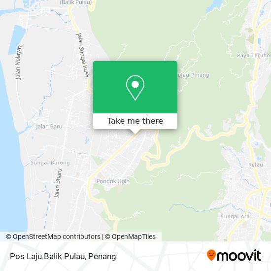 Pos Laju Balik Pulau map