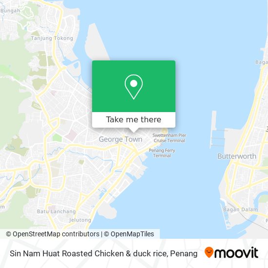 Sin Nam Huat Roasted Chicken & duck rice map