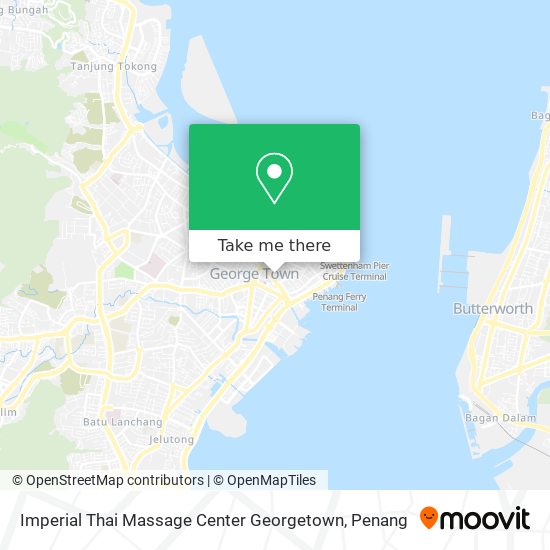 Imperial Thai Massage Center Georgetown map