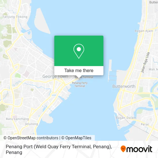 Peta Penang Port (Weld Quay Ferry Terminal, Penang)
