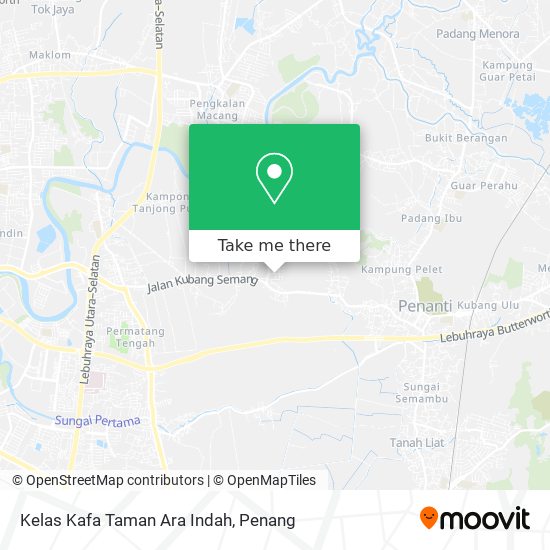 Kelas Kafa Taman Ara Indah map