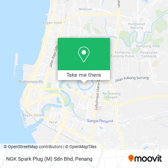 NGK Spark Plug (M) Sdn Bhd map