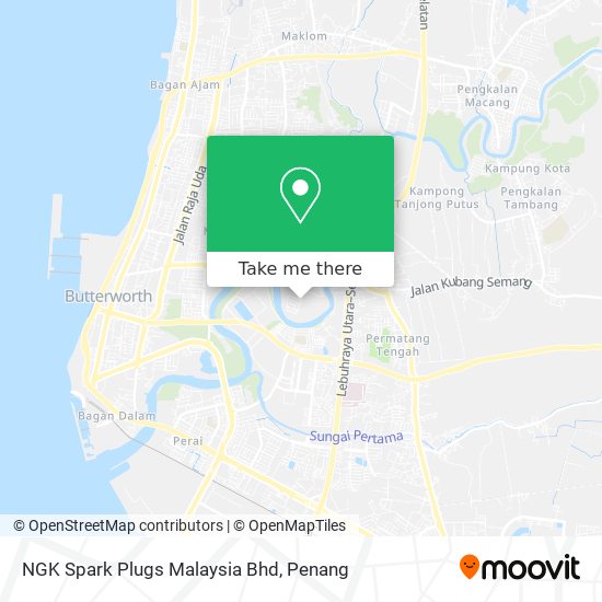 NGK Spark Plugs Malaysia Bhd map