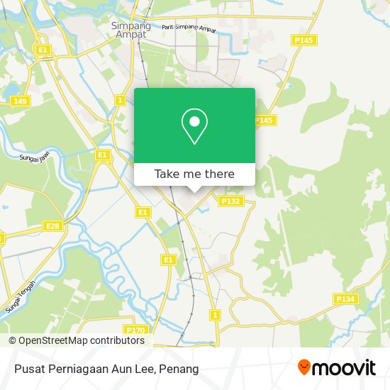 Pusat Perniagaan Aun Lee map