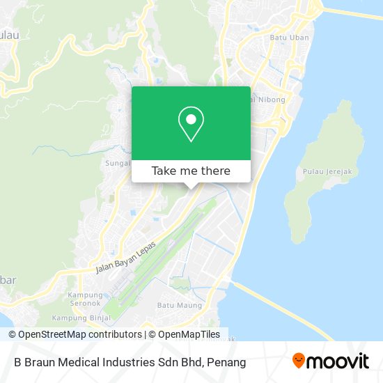 B Braun Medical Industries Sdn Bhd map