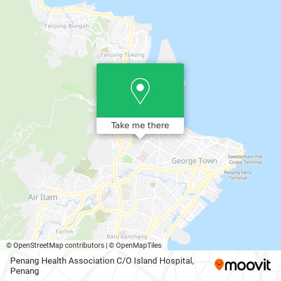 Penang Health Association C / O Island Hospital map