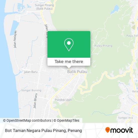 Peta Bot Taman Negara Pulau Pinang
