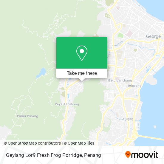 Peta Geylang Lor9 Fresh Frog Porridge