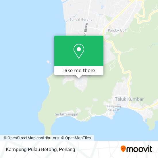Kampung Pulau Betong map