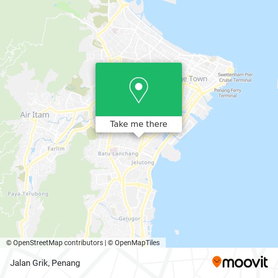 Jalan Grik map