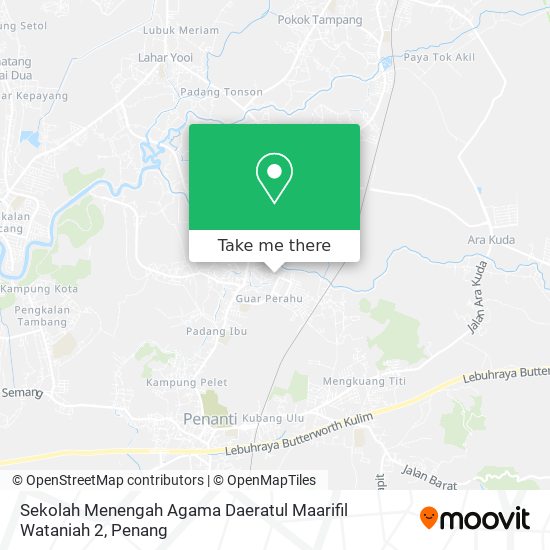 Sekolah Menengah Agama Daeratul Maarifil Wataniah 2 map