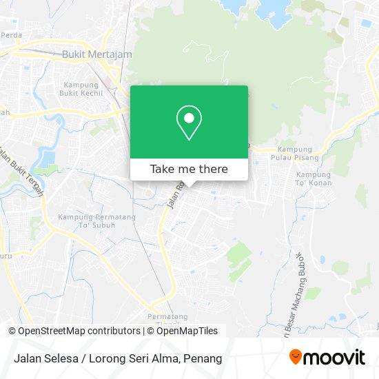 Jalan Selesa / Lorong Seri Alma map