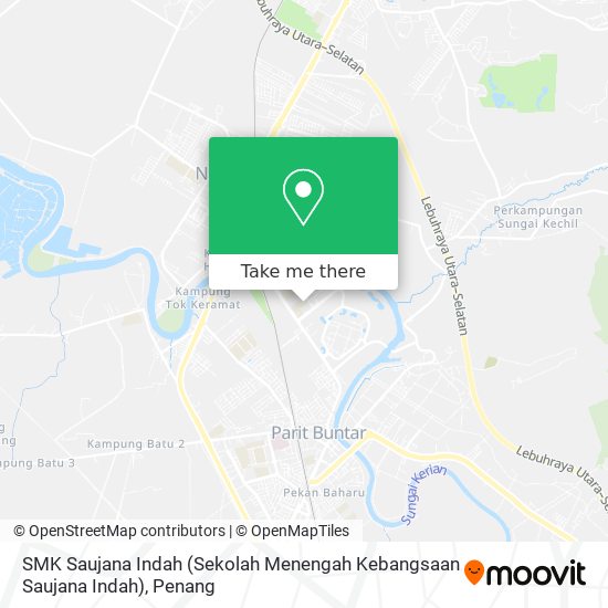 SMK Saujana Indah (Sekolah Menengah Kebangsaan Saujana Indah) map