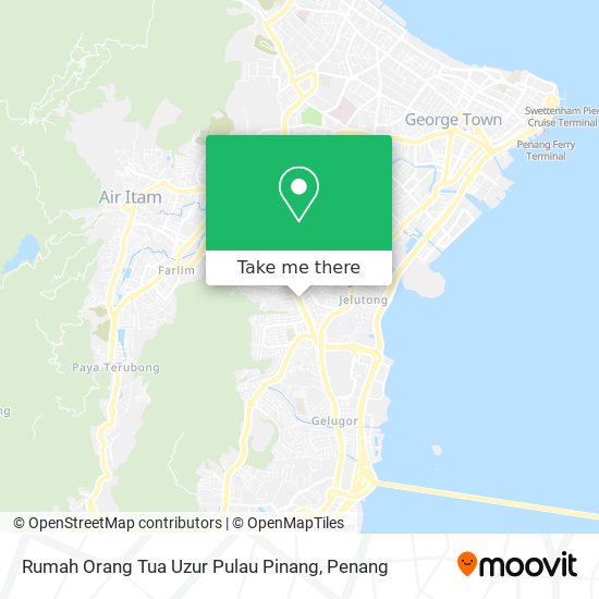 Peta Rumah Orang Tua Uzur Pulau Pinang