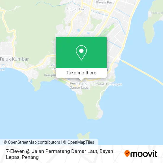 7-Eleven @ Jalan Permatang Damar Laut, Bayan Lepas map
