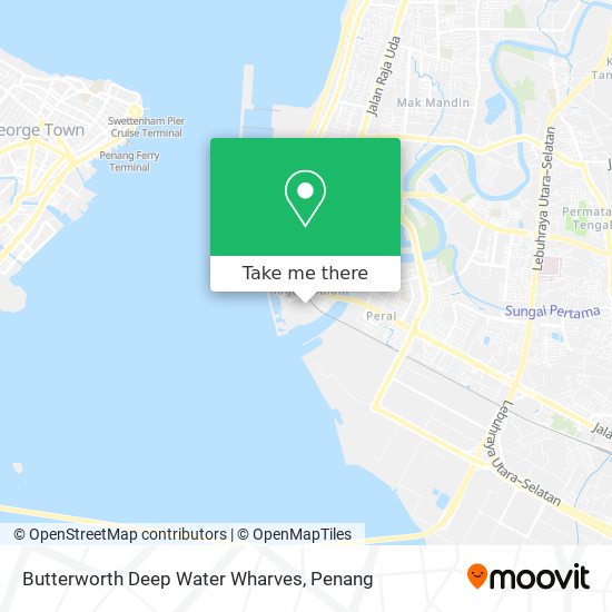Butterworth Deep Water Wharves map
