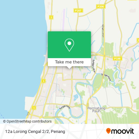 12a Lorong Cengal 2/2 map