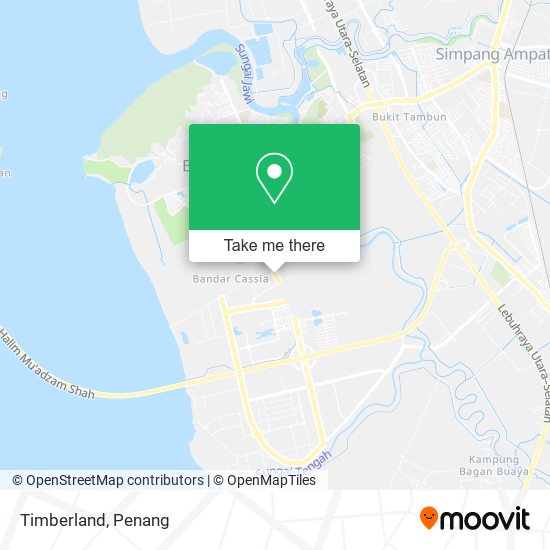 Timberland, Lebuhraya Bandar Cassia 14110 Simpang Ampat Pulau Pinang map