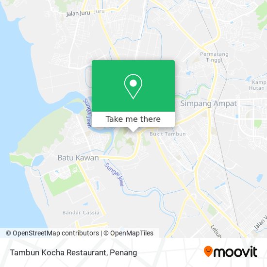 Tambun Kocha Restaurant map