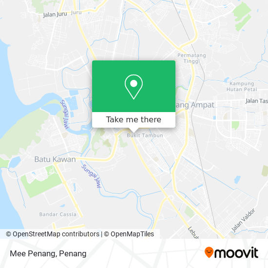 Mee Penang map