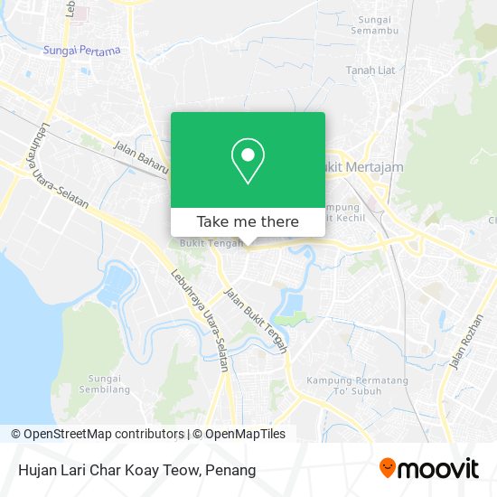 Hujan Lari Char Koay Teow map