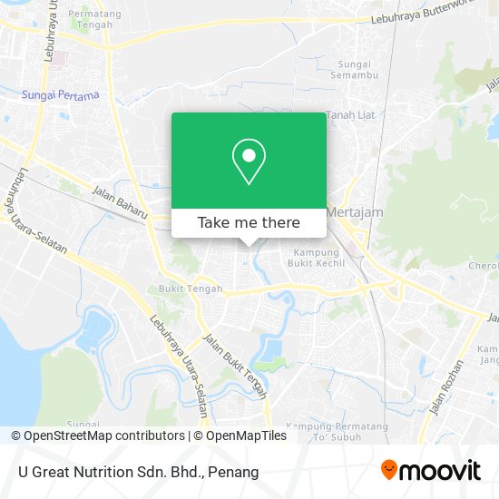 U Great Nutrition Sdn. Bhd. map