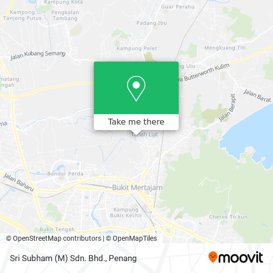 Sri Subham (M) Sdn. Bhd. map