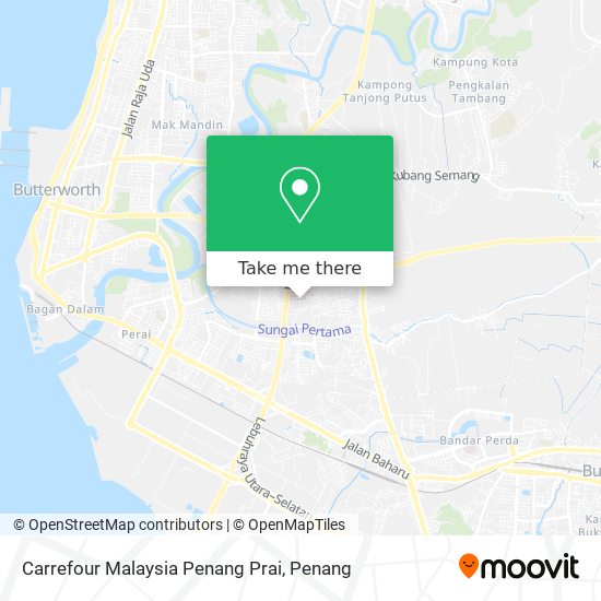 Peta Carrefour Malaysia Penang Prai