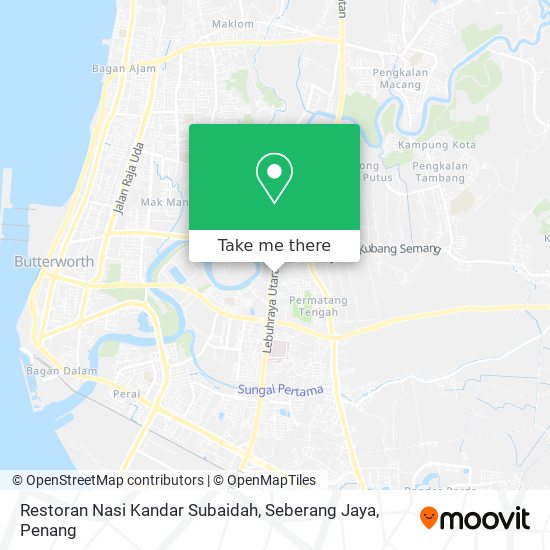 如何坐公交或轮渡去pulau Pinang的restoran Nasi Kandar Subaidah Seberang Jaya