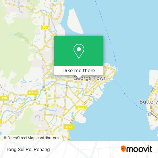 Tong Sui Po map