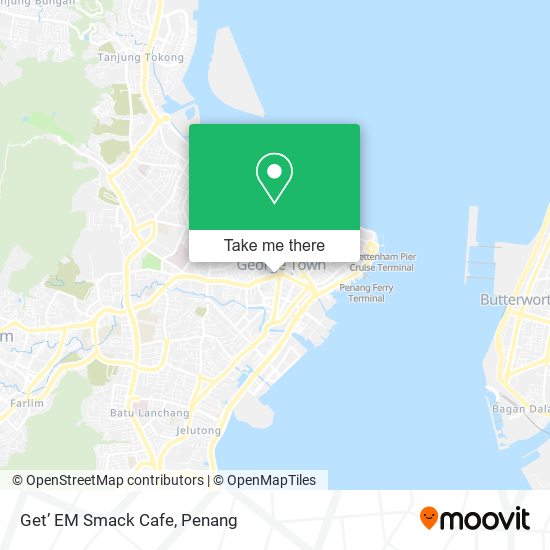 Get’ EM Smack Cafe map