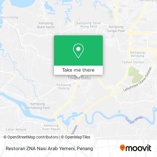 Peta Restoran ZNA Nasi Arab Yemeni