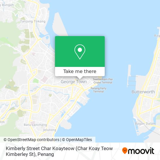 Peta Kimberly Street Char Koayteow (Char Koay Teow Kimberley St)
