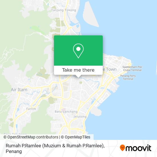 Peta Rumah P.Ramlee (Muzium & Rumah P.Ramlee)