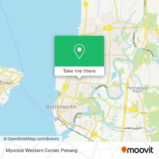 Myonize Western Corner map