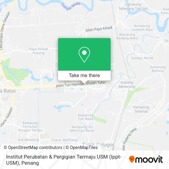 Peta Institut Perubatan & Pergigian Termaju USM (Ippt-USM)