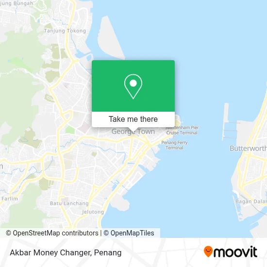 Akbar Money Changer map