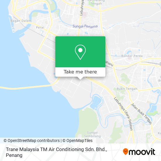 Peta Trane Malaysia TM Air Conditioning Sdn. Bhd.