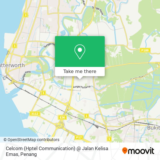 How To Get To Celcom Hptel Communication Jalan Kelisa Emas In Pulau Pinang By Bus Or Ferry