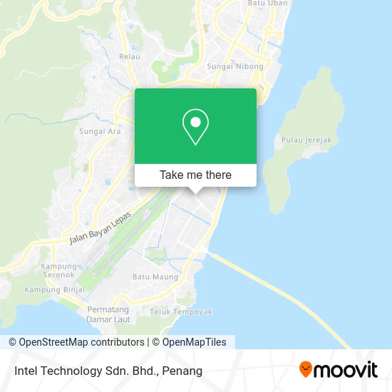 Intel Technology Sdn. Bhd. map