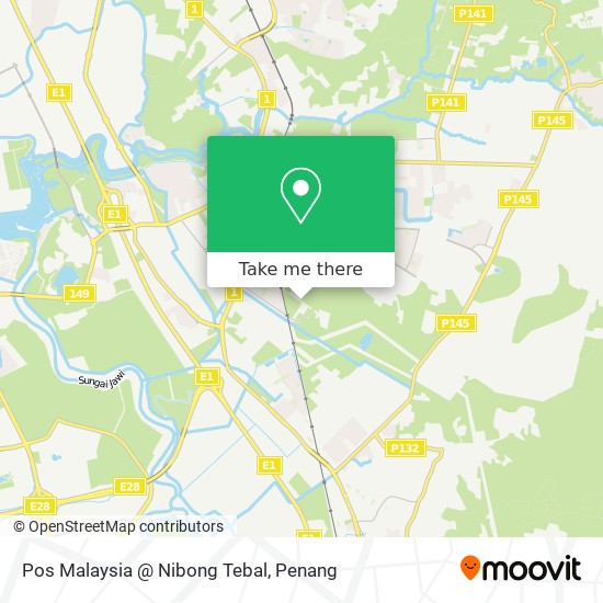 Pos Malaysia @ Nibong Tebal map